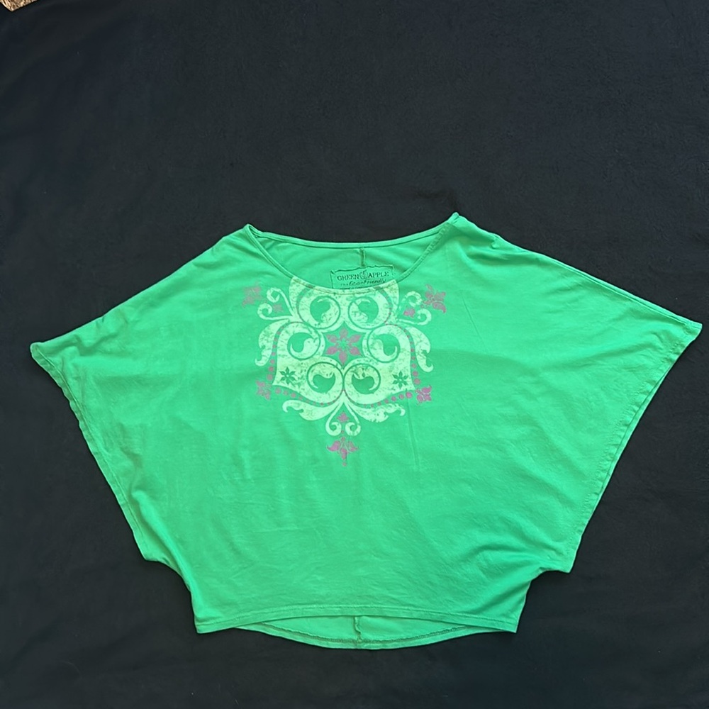 Green Apple Eco-Friendly Top Sz S
